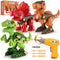 Interaktiver Dinosaurier-Baukasten für Kinder | T-Rex, Triceratops & Velociraptor