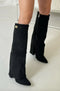 Cristela Damenstiefel mit Blockabsatz | Kniehoher Schnitt und Zeitloses Design