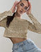 Liora Sparkling Cropped Top | Glanz und Eleganz für einen glamourösen Look
