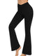 Damen Yoga Leggings | Hohe Taille, Bauchkontrolle, Weite Schlaghosen