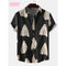 Halloween Aloha Shirt | 3D Geister & Skelett Print Kurzarmhemd im Streetwear-Stil