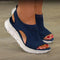 OrthoStep Damen Sandalen | Sportlich & Orthopädisch Atmungsaktiv & Klettverschluss
