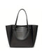 Damen Plissee-Handtasche | PU-Leder Shopper mit großer Kapazität