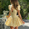 Sommer-Minikleid | Rückenschnürung | Vintage-inspirierter Look