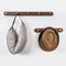 LignaHook Wandgarderobe aus Holz & Messing | Minimalistisches & elegantes Design