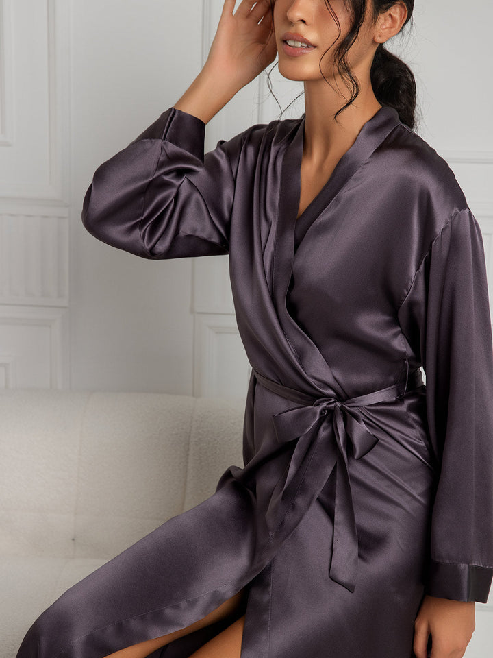 Ariella Damen Bademantel mit Schmeichelnder Passform | Weich, Elegant & Luxuriös für Zuhause