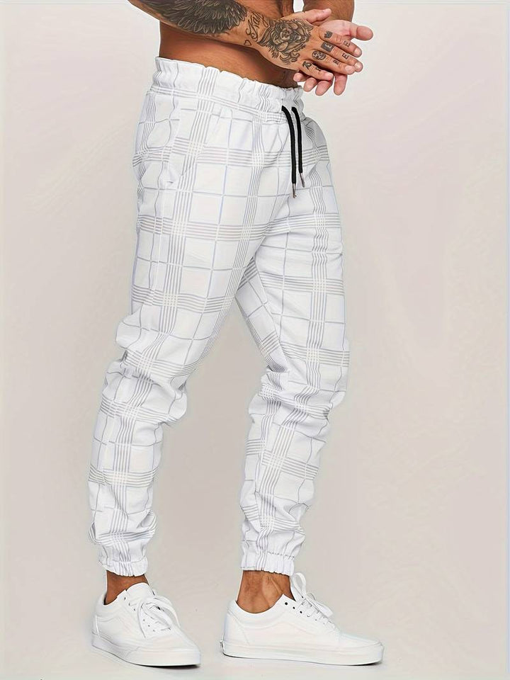 Emman | Herren Jogginghose mit Karomuster - Komfort & Casual Style