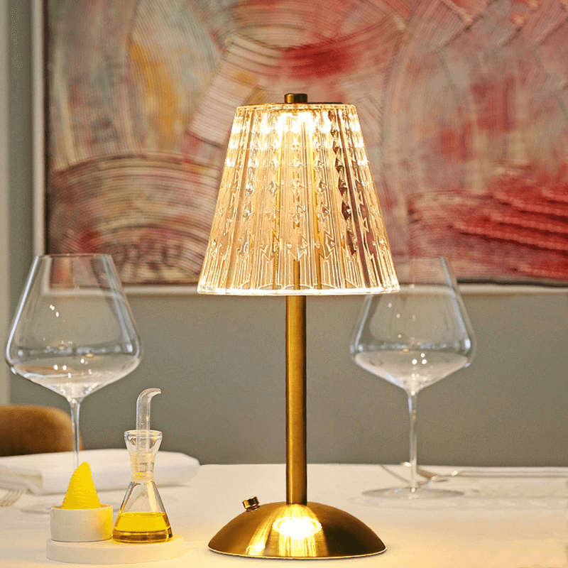 RadiantGlow | Kabellose Tischlampe