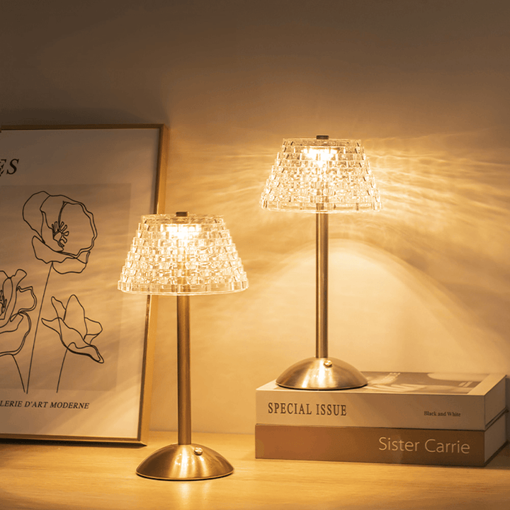 RadiantGlow | Kabellose Tischlampe
