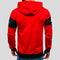 Enzo Warmer Kapuzenpullover mit Fronttaschen | Dynamisches Tricolor-Design und absoluter Tragekomfort