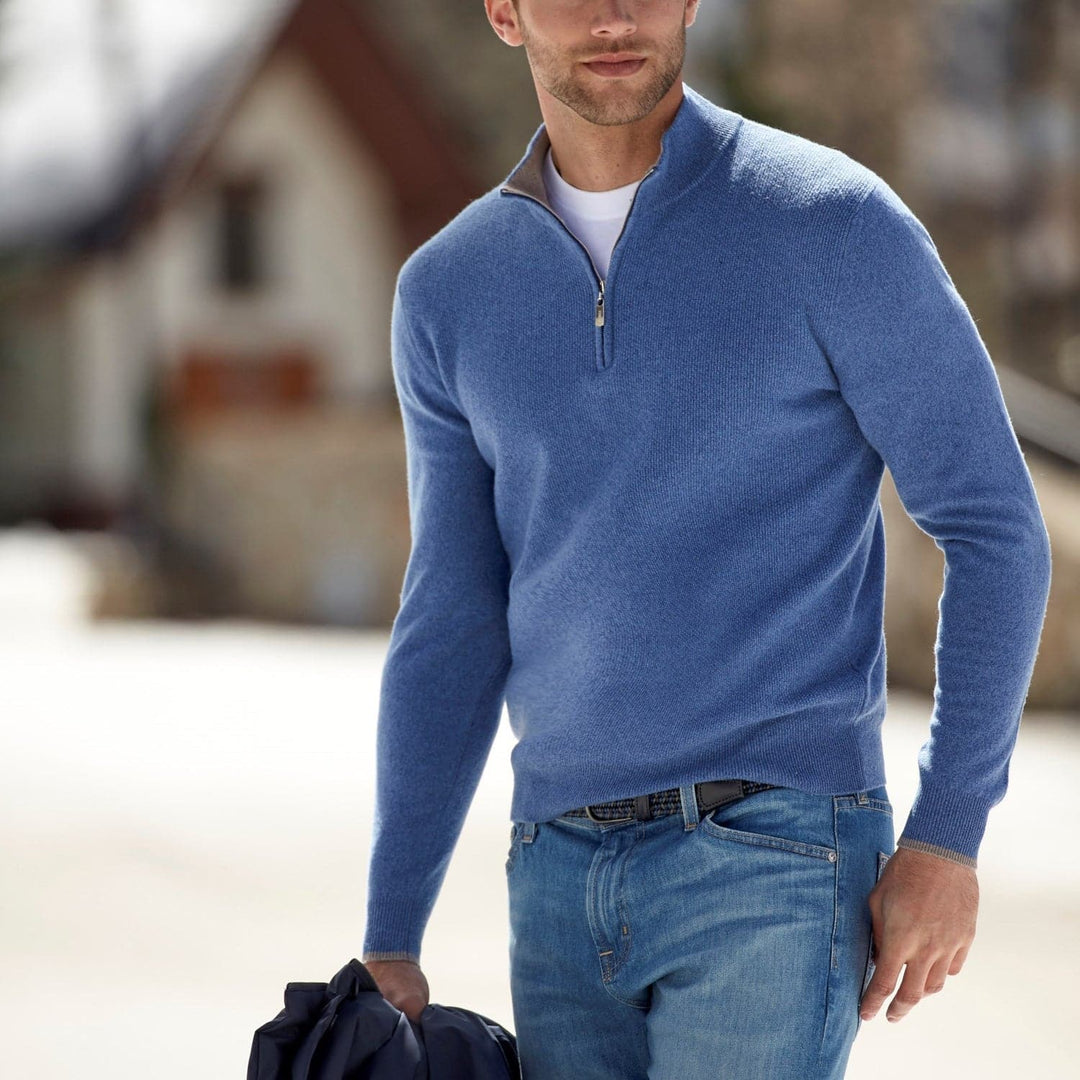 Baptiste Herren Pullover mit Viertel-Zip | Moderne Eleganz und Premium Komfort