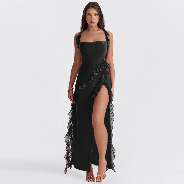 Ariella Elegantes Damenkleid mit Rüschen und Luftigem Design | Festlich & Figurschmeichelnd