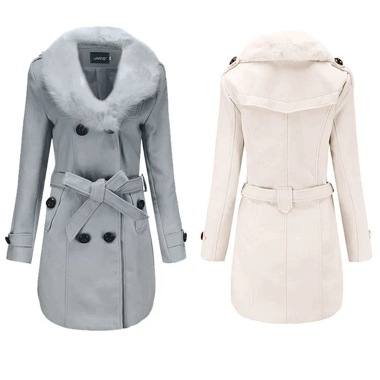 VelvetWarm | Wintermantel aus Wolle für Frauen
