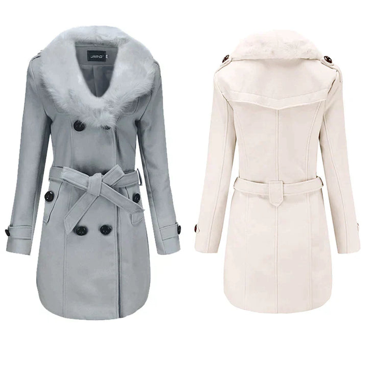 VelvetWarm | Wintermantel aus Wolle für Frauen