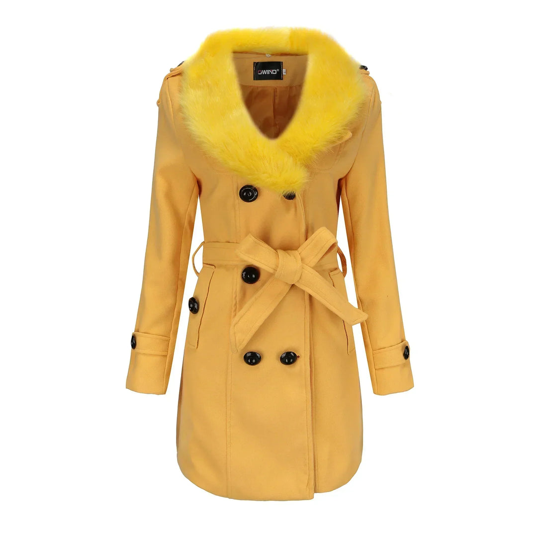 VelvetWarm | Wintermantel aus Wolle für Frauen
