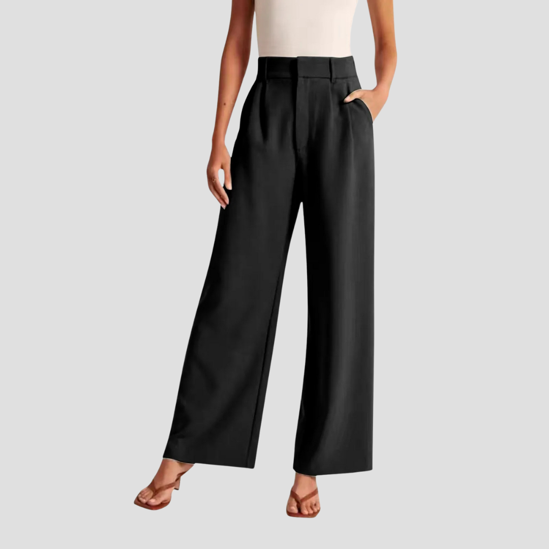 Capucine High Waist Wide Pant | Tailleur Struktur & Lässige Vielseitigkeit