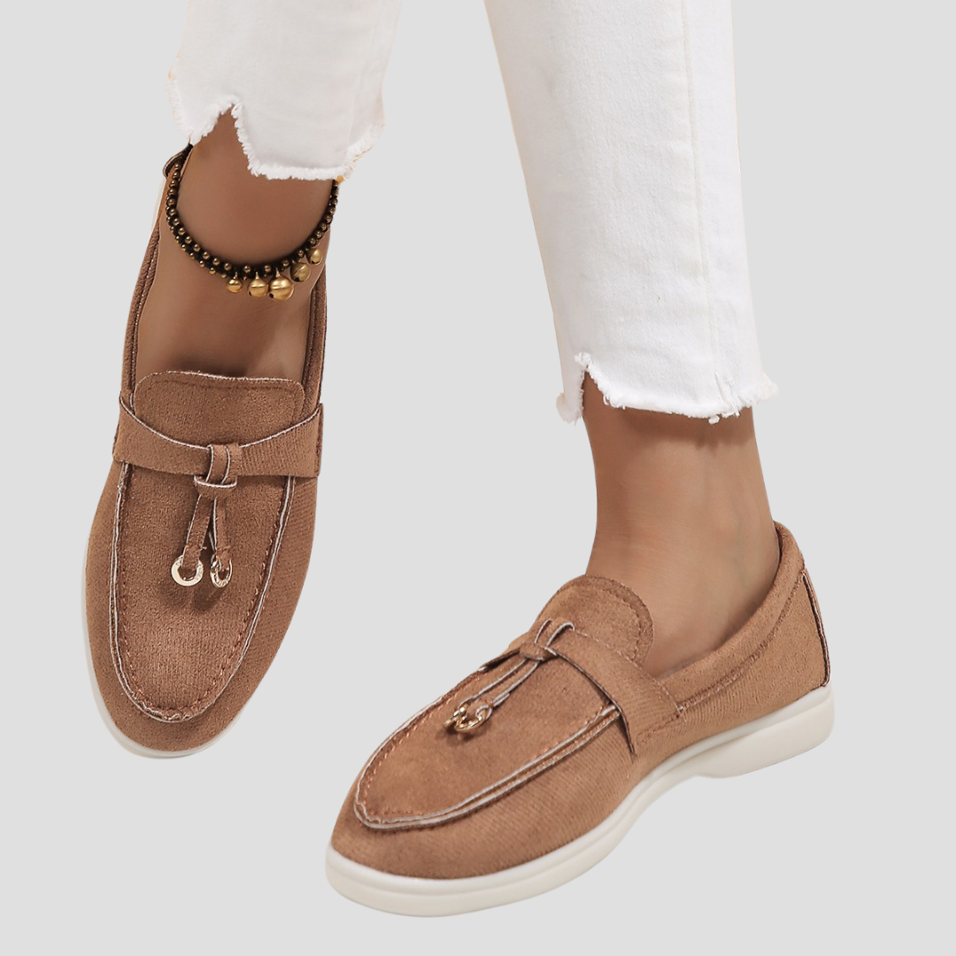 Axelle Damen Wildleder Mokassins | Sanfter Komfort & Zeitlose Eleganz
