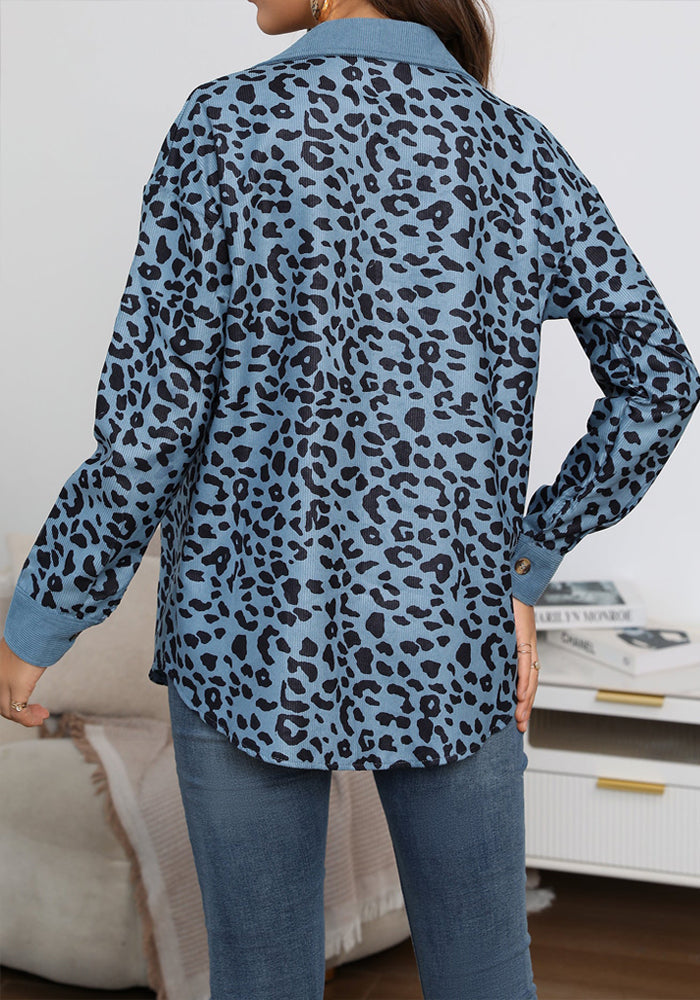 Louise Jacke mit Leopardenmuster