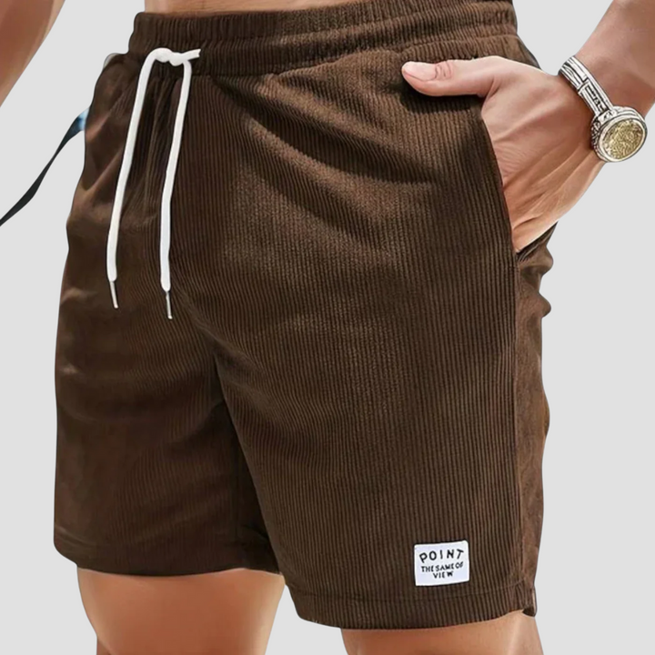Lubin Herren Shorts aus geripptem Velours | Sommerlicher Komfort & Authentische Textur