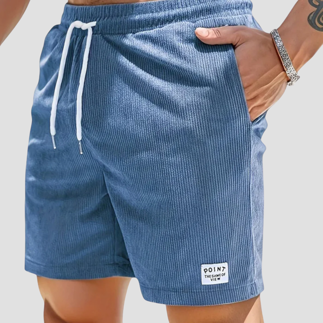 Lubin Herren Shorts aus geripptem Velours | Sommerlicher Komfort & Authentische Textur