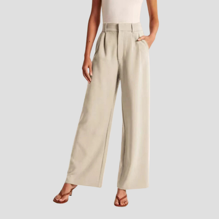 Capucine High Waist Wide Pant | Tailleur Struktur & Lässige Vielseitigkeit