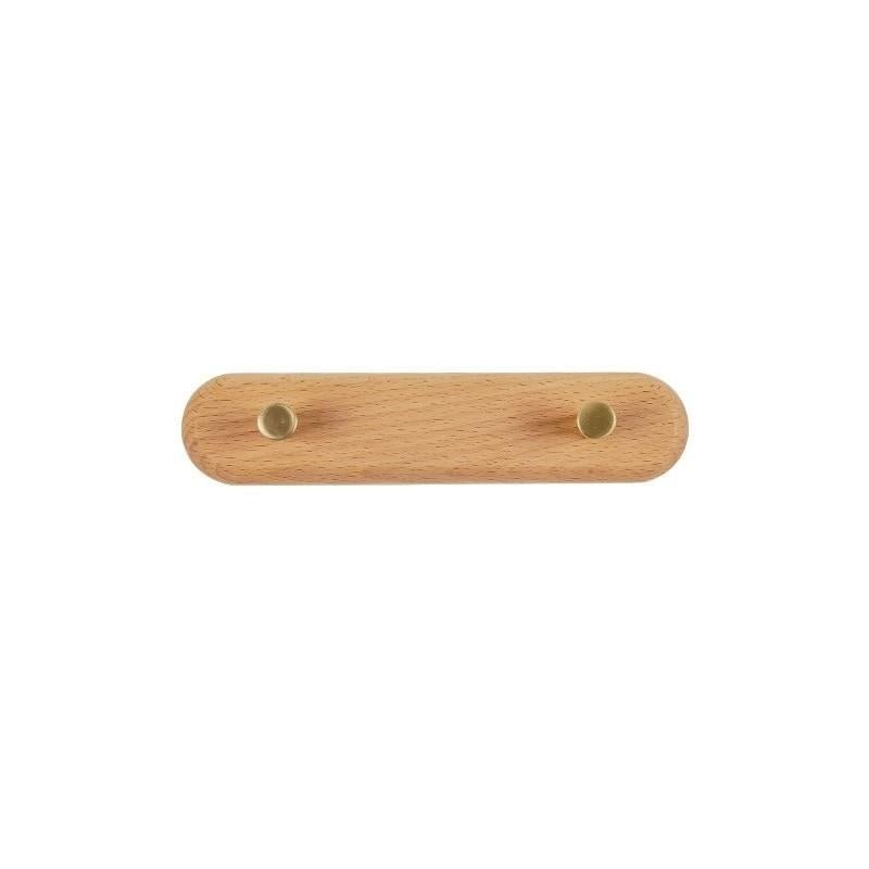 LignaHook Wandgarderobe aus Holz & Messing | Minimalistisches & elegantes Design