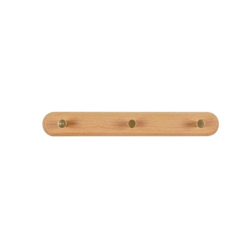 LignaHook Wandgarderobe aus Holz & Messing | Minimalistisches & elegantes Design