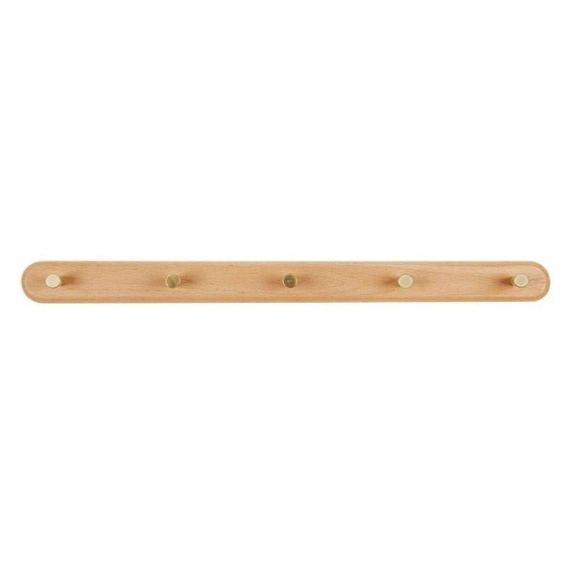 LignaHook Wandgarderobe aus Holz & Messing | Minimalistisches & elegantes Design
