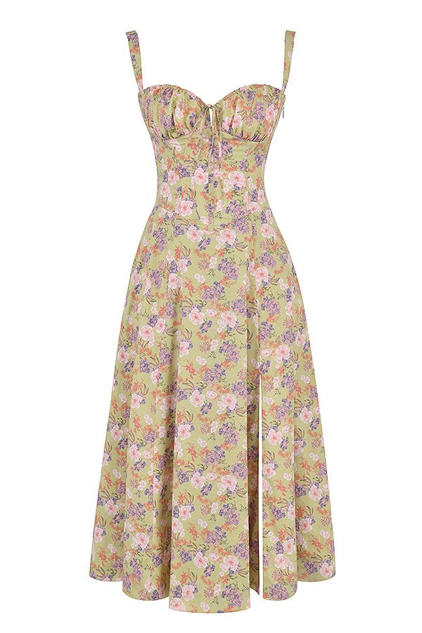 Blumenkleid mit Korsett | Lässige Eleganz & sommerlicher Charme