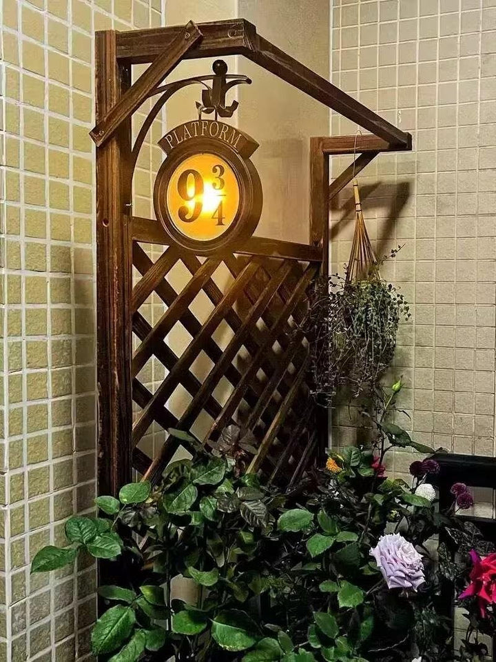 LumosWall LED-Wandlampe | Magisches Design Inspiriert Platform 9¾ & Fernbedienung