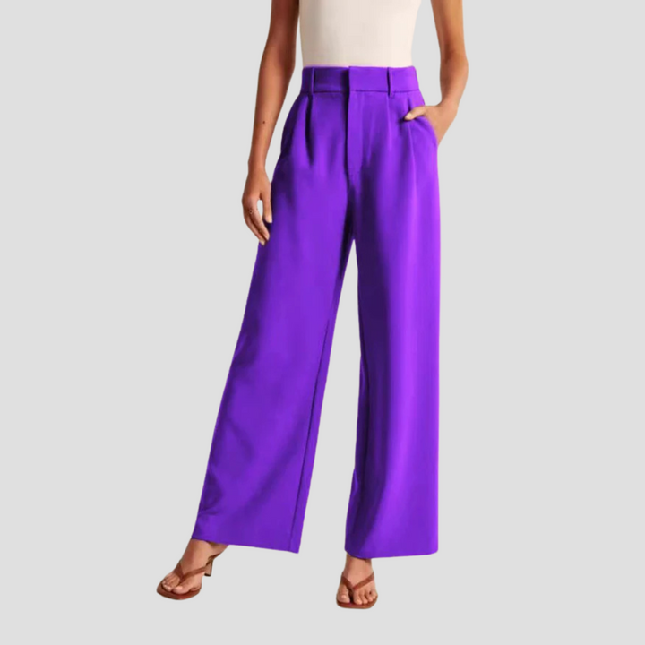 Capucine High Waist Wide Pant | Tailleur Struktur & Lässige Vielseitigkeit