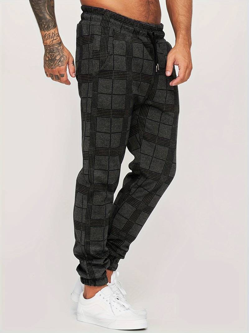 Emman | Herren Jogginghose mit Karomuster - Komfort & Casual Style