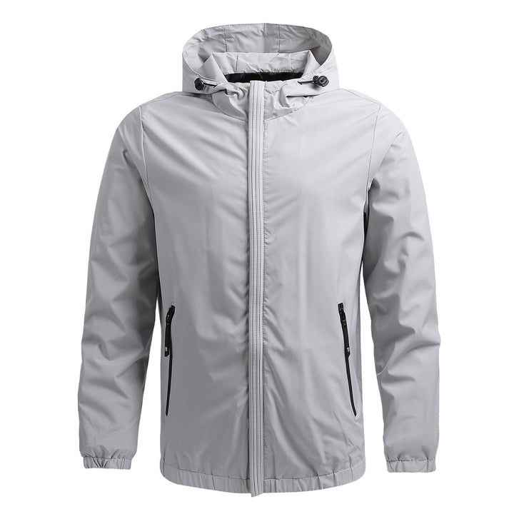 Ethan Herren Regenjacke | Leicht & Atmungsaktiv mit verstellbarer Kapuze