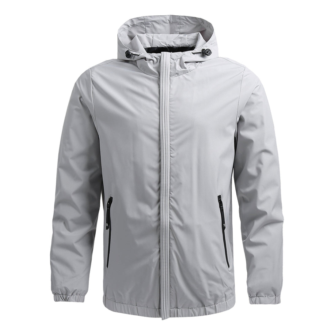 Ethan Herren Regenjacke | Leicht & Atmungsaktiv mit verstellbarer Kapuze