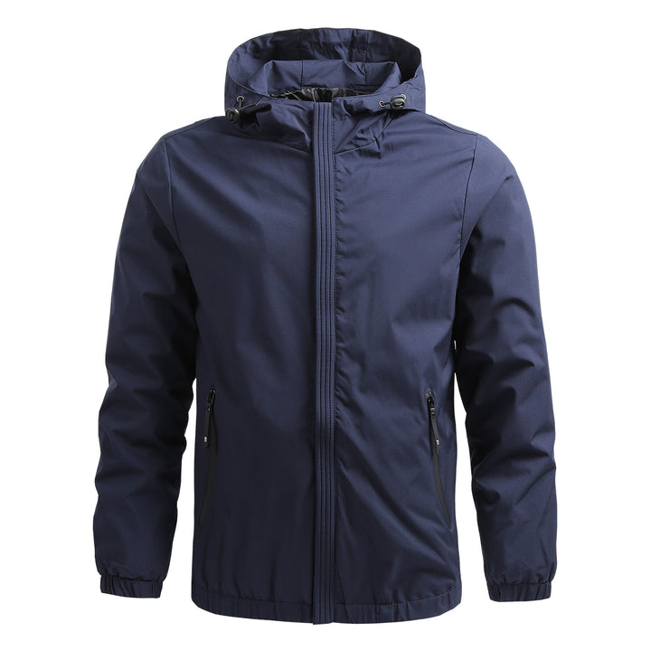 Ethan Herren Regenjacke | Leicht & Atmungsaktiv mit verstellbarer Kapuze