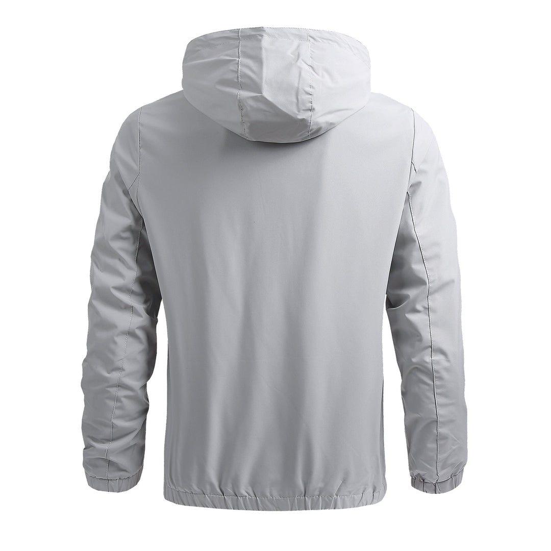 Ethan Herren Regenjacke | Leicht & Atmungsaktiv mit verstellbarer Kapuze