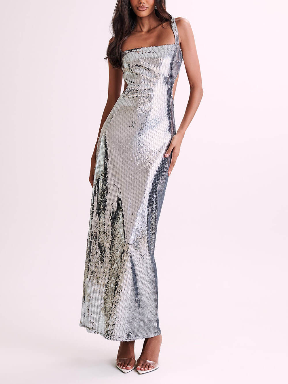 Isadora | Pailletten Maxikleid - Zeitloser Look & Eleganz