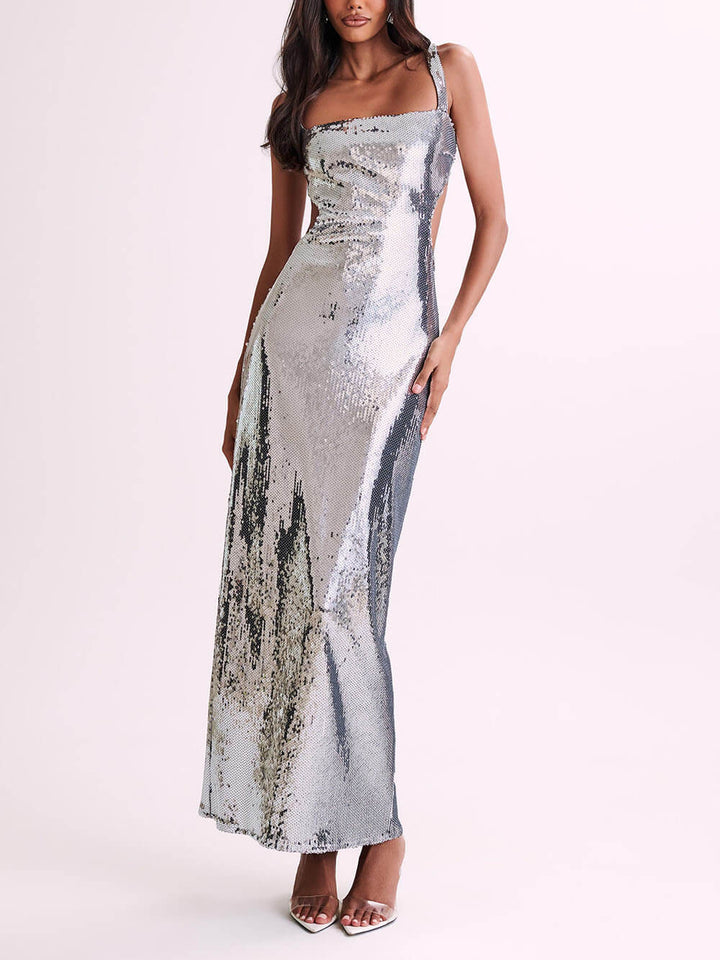 Isadora | Pailletten Maxikleid - Zeitloser Look & Eleganz
