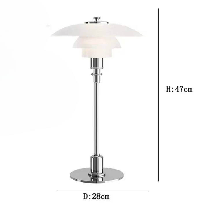 Tischlampe Damoura | Modernes skandinavisches Design und warmes LED-Licht
