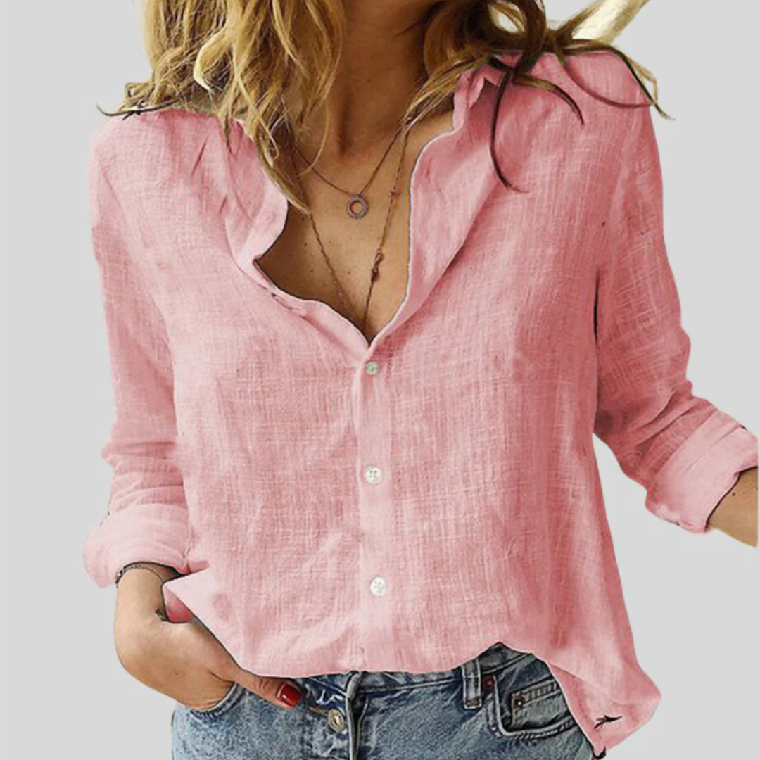 Maude | Weite Leinenbluse | Sommerliche Leichtigkeit & lässige Eleganz