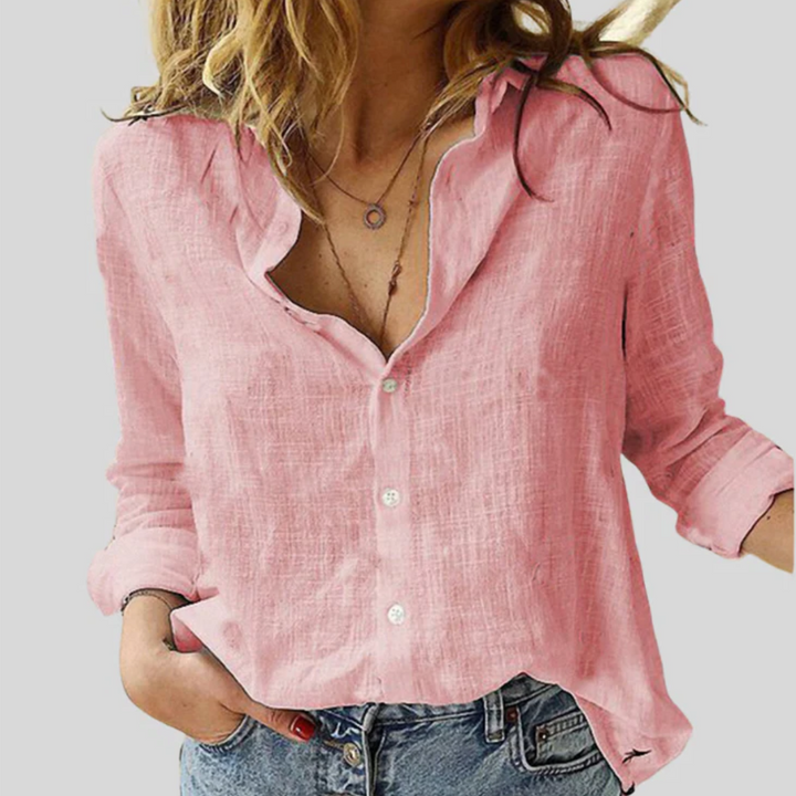 Maude | Weite Leinenbluse | Sommerliche Leichtigkeit & lässige Eleganz