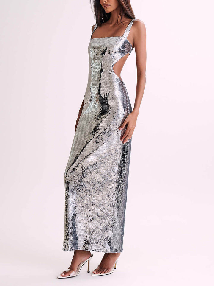 Isadora | Pailletten Maxikleid - Zeitloser Look & Eleganz