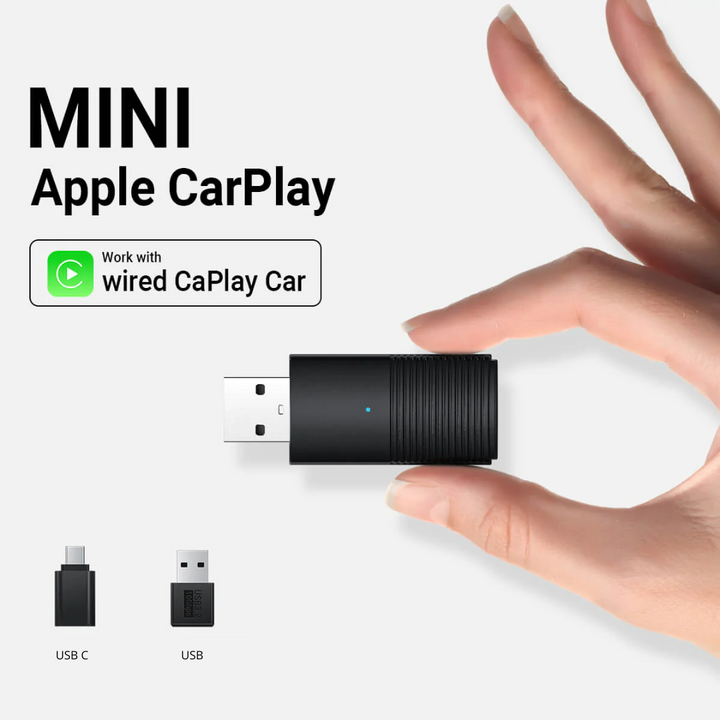 Drahtloser CarPlay-Adapter, kompatibel mit Apple & Android | Sofortverbindung Plug & Play