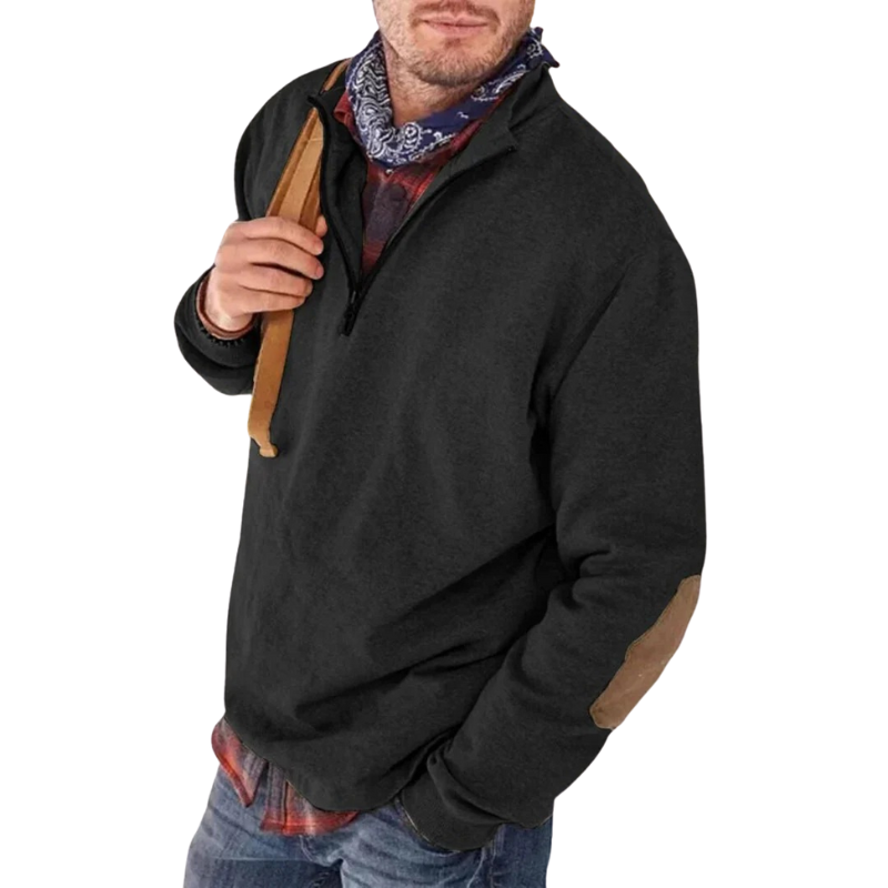 Dylan Semi-Zipper Pullover für Herren | Lässiger Schnitt und elegante Details