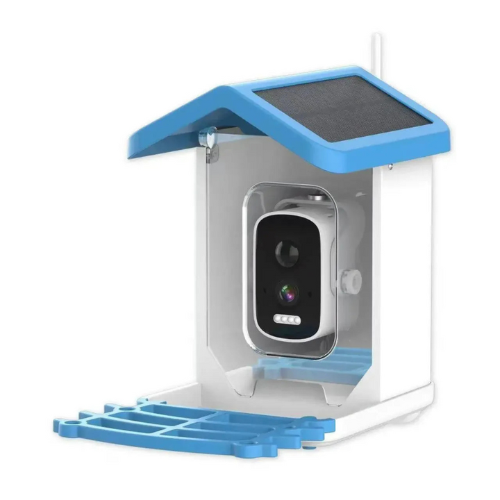 Intelligente Vogelfutterstation BirdieYou | 5MP Full HD Kamera mit Nachtsicht & Solarpanel
