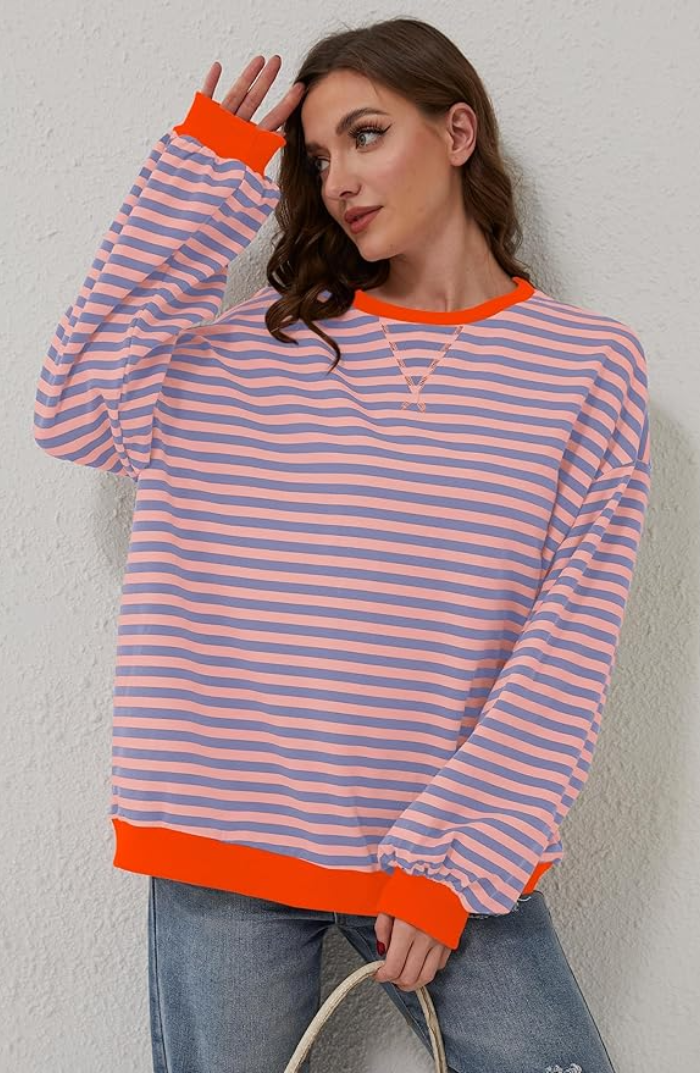 Helena | Gestreifter Pullover