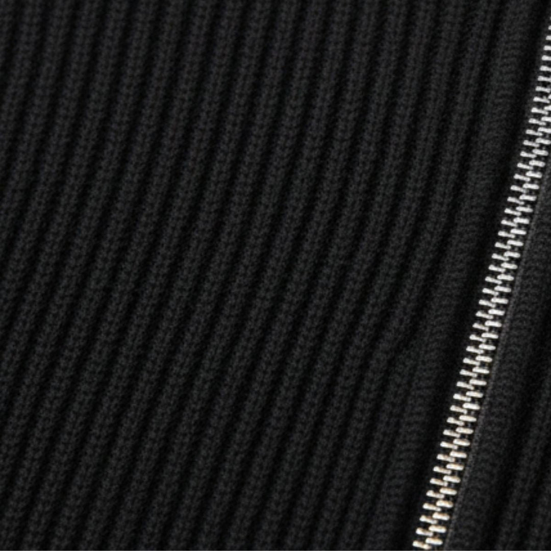 Pullover Herren Quarter Zip | Gerippt Lässig Gemütlich Maßgeschneidert