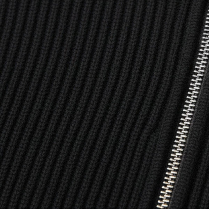 Pullover Herren Quarter Zip | Gerippt Lässig Gemütlich Maßgeschneidert