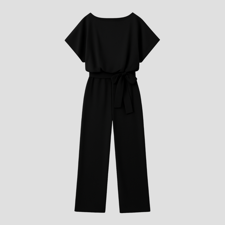 Beline | Eleganter Jumpsuit mit Gürtel | Fliessende Silhouette & Lässiger Look