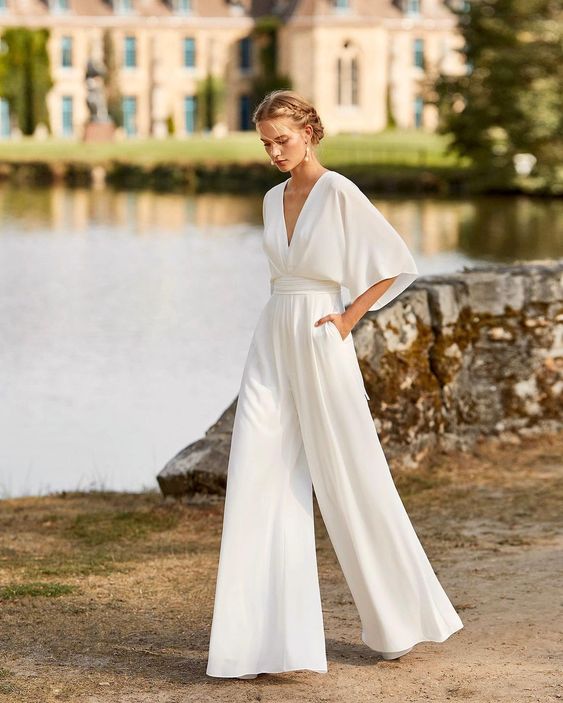 Suzette Eleganter Catsuit mit weiten Beinen | Sophistication & Absolute Comfort